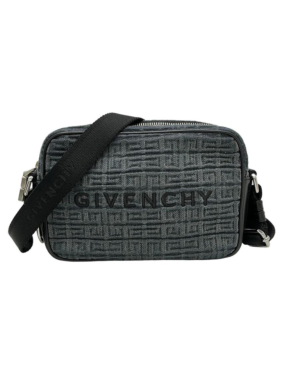 Givenchy Dark Gray Black Leather Denim #360645G61B